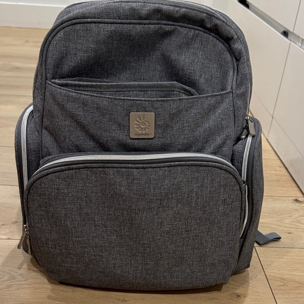 Ergobaby Gray Diaper Backpack